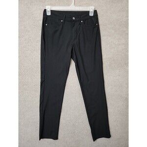 American Eagle Slim Pants Mens 30x32(29) Black Active Flex Stretch Performance